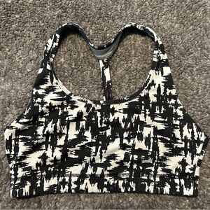 Born Primitive Monochrome Patterned Sports Bra